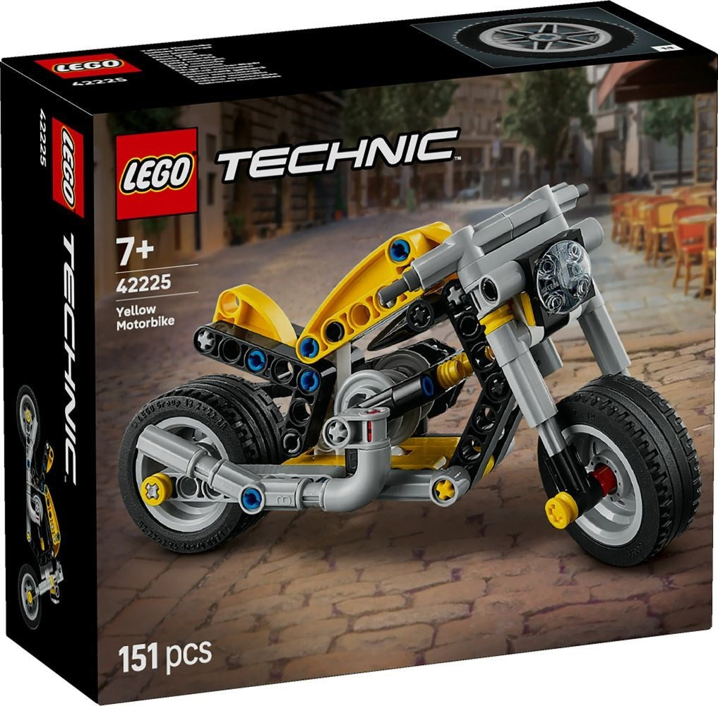 LEGO Technic 42225 moto gialla