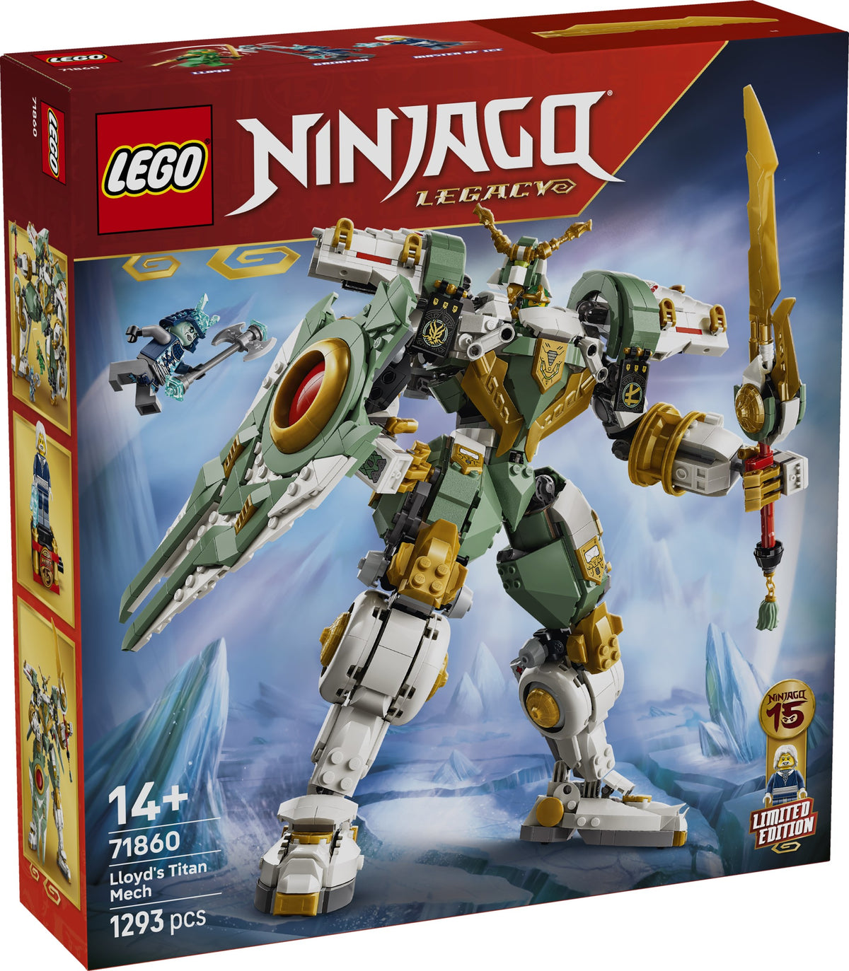 LEGO Ninjago 71860 mech titano di lloyd 15° anniversario