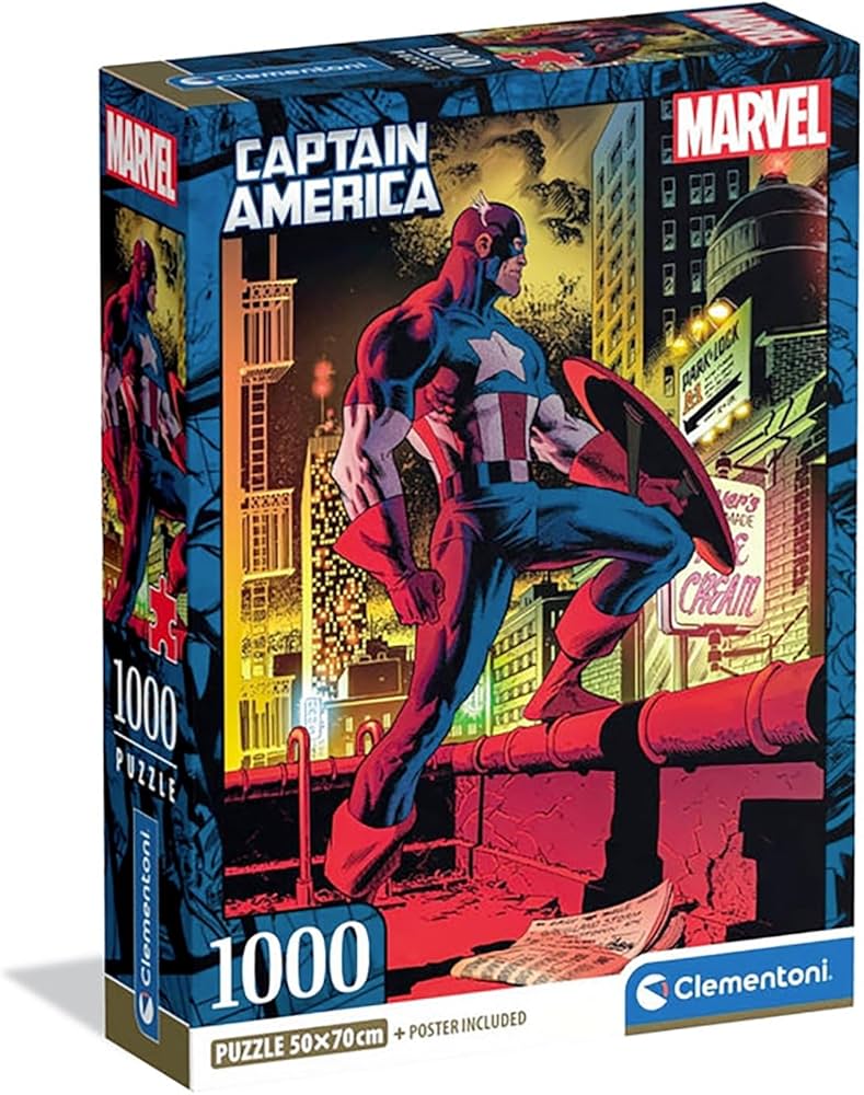 captain america - puzzle 1000 pezzi