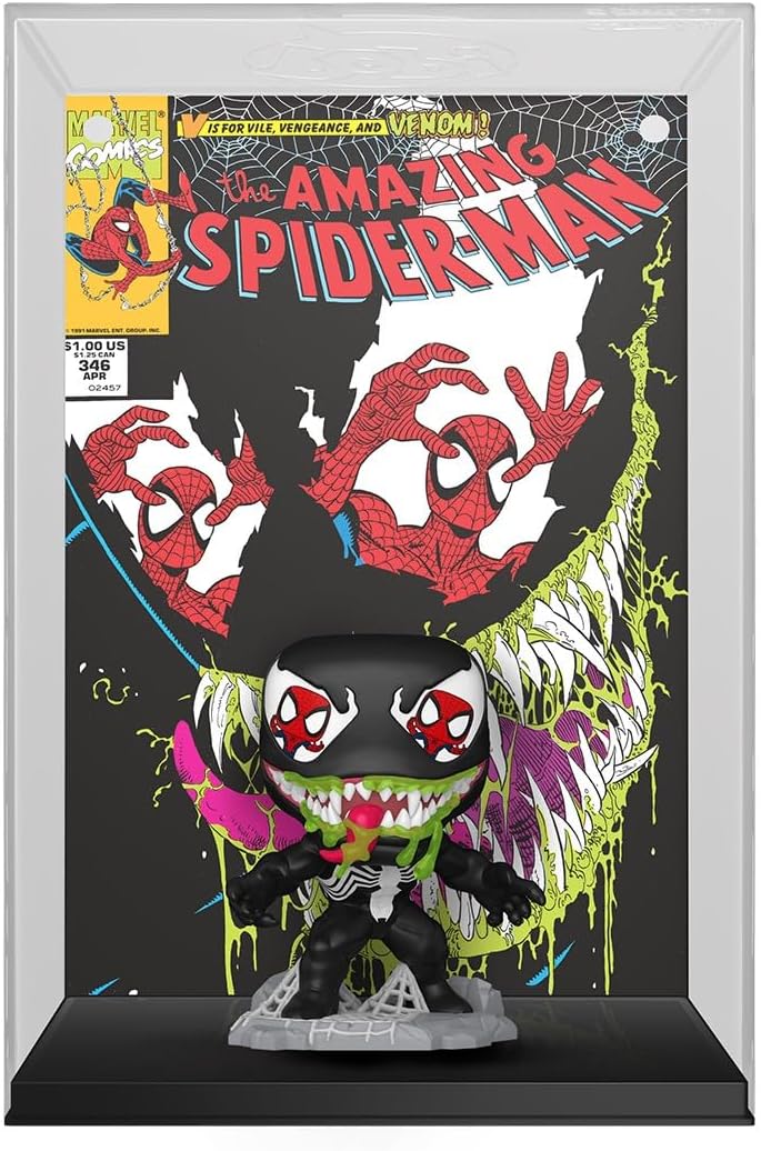 marvel - comic cover: amazing spiderman 9 cm- funko pop!