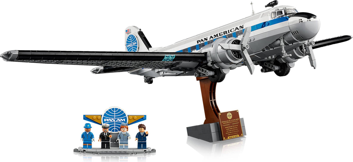 LEGO Icons 11378 aereo di linea douglas™ dc-3™ pan am®
