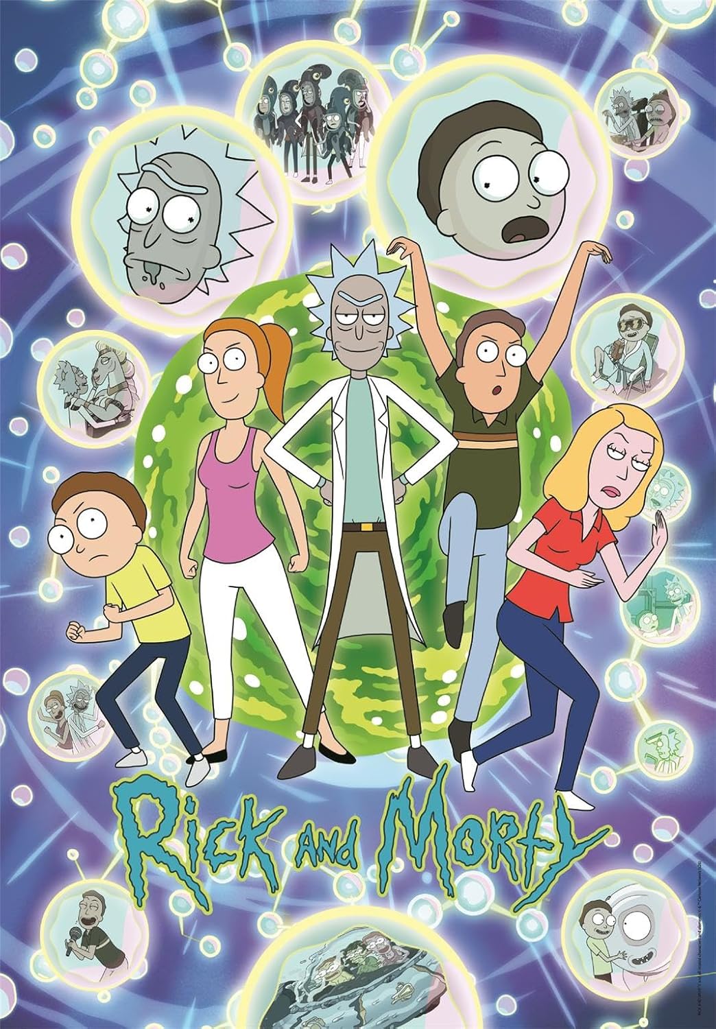rick and morty - puzzle 1000 pezzi