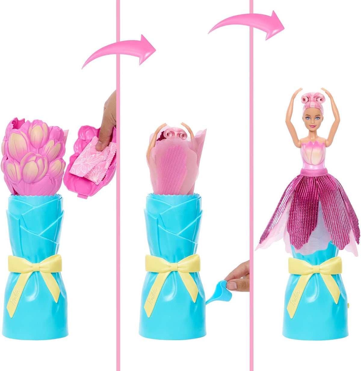 barbie petal pop flower reveal