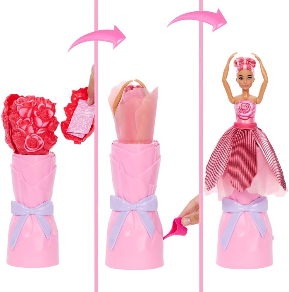 barbie petal pop flower reveal