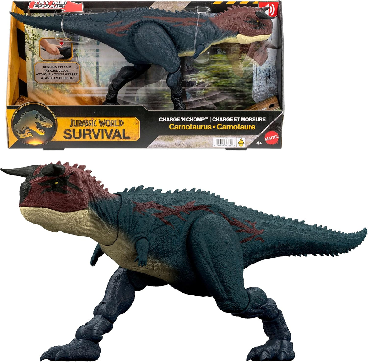 jurassic world - survival - carnotauro