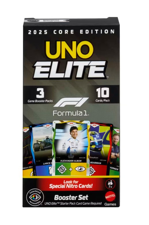 uno - elite formula 1 - 3 booster pack