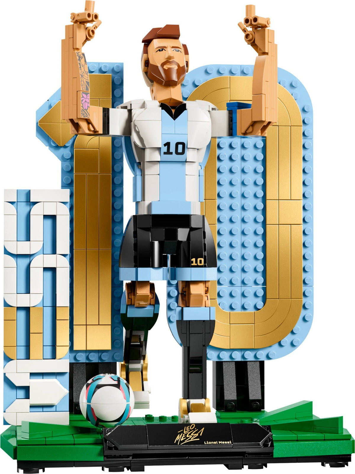 Lego Editions 43015 lionel messi leggenda del calcio