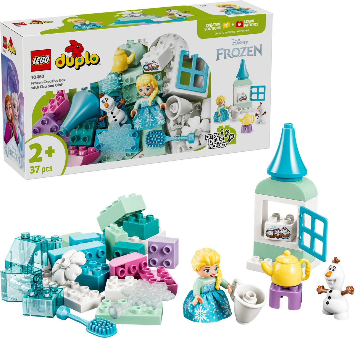 LEGO Duplo 10462 scatola creativa di frozen con elsa e olaf