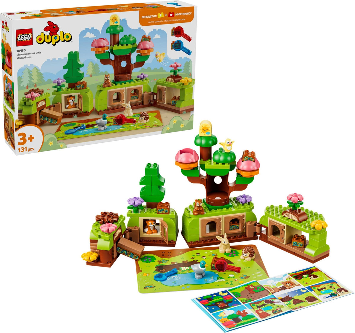 LEGO Duplo 10480 foresta esplorativa con animali selvatici