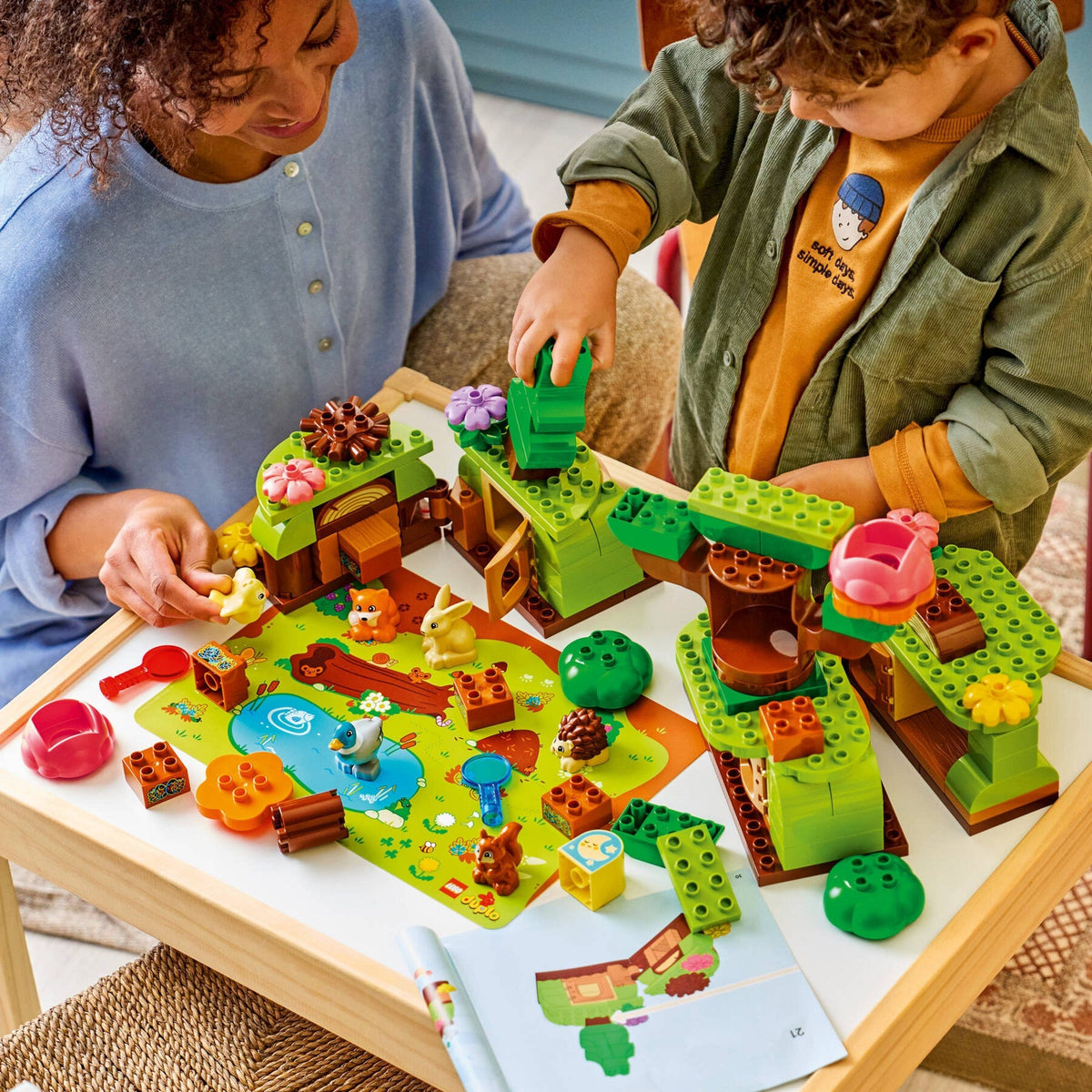 LEGO Duplo 10480 foresta esplorativa con animali selvatici