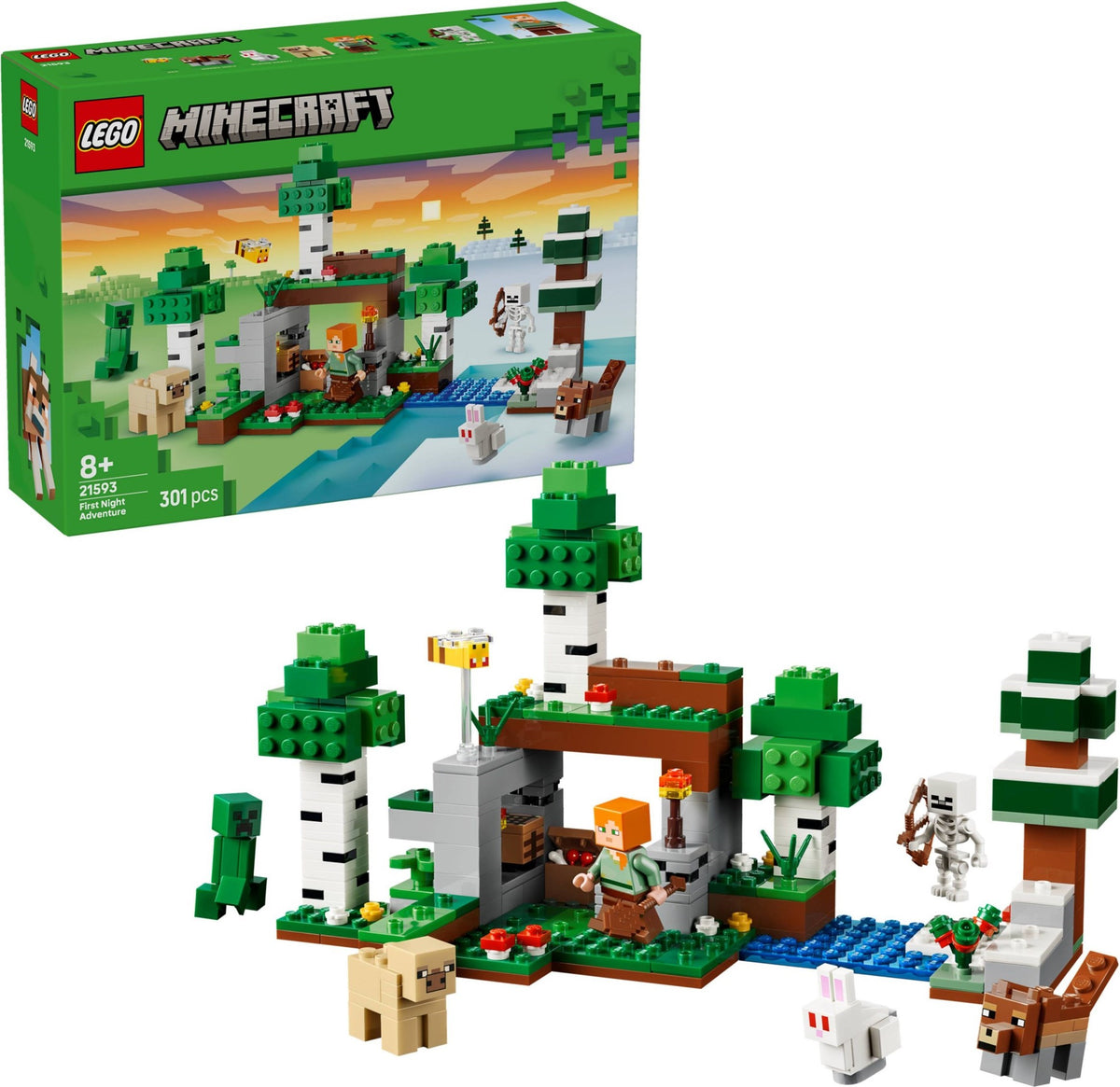 LEGO Minecraft 21593 avventura della prima notte