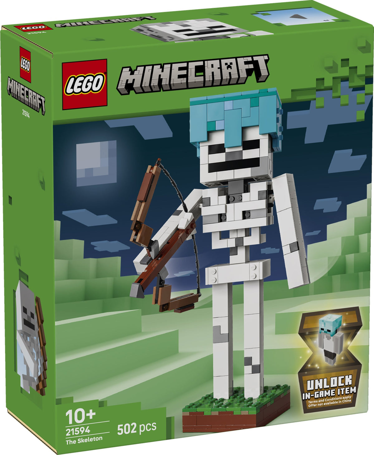 LEGO Minecraft 21594 lo scheletro