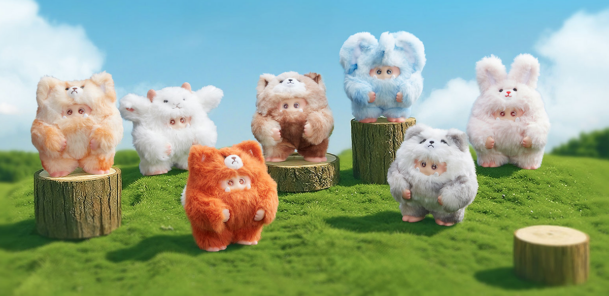giggle monster v2 furry forest series 2 - 1 blind box