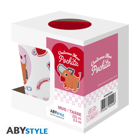 chainsaw man - mug - 250 ml - pochita - subli -