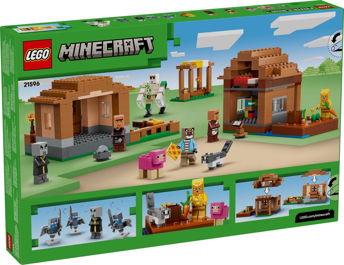 LEGO Minecraft 21596 attacco al villaggio dell’evocatore