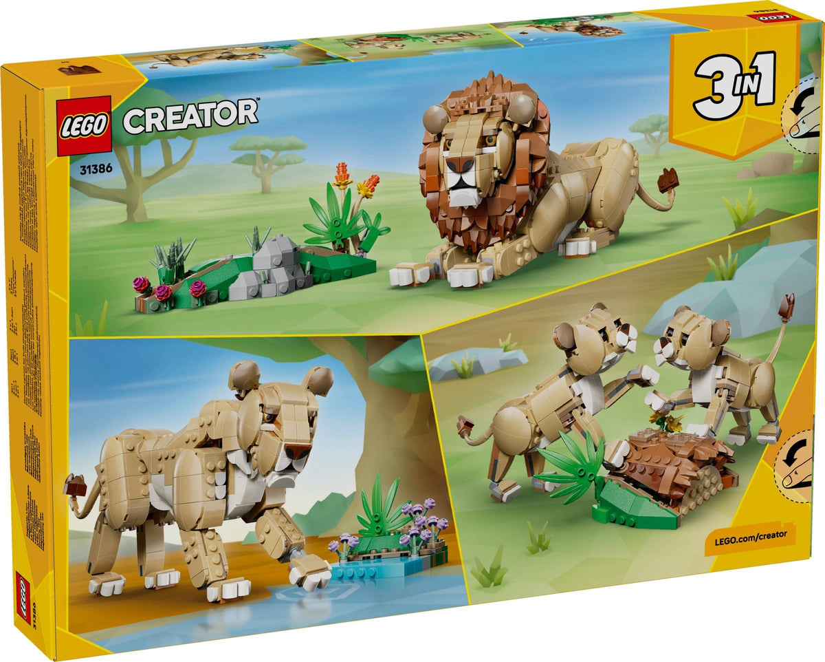 LEGO Creator 31386 animali selvatici leone maestoso