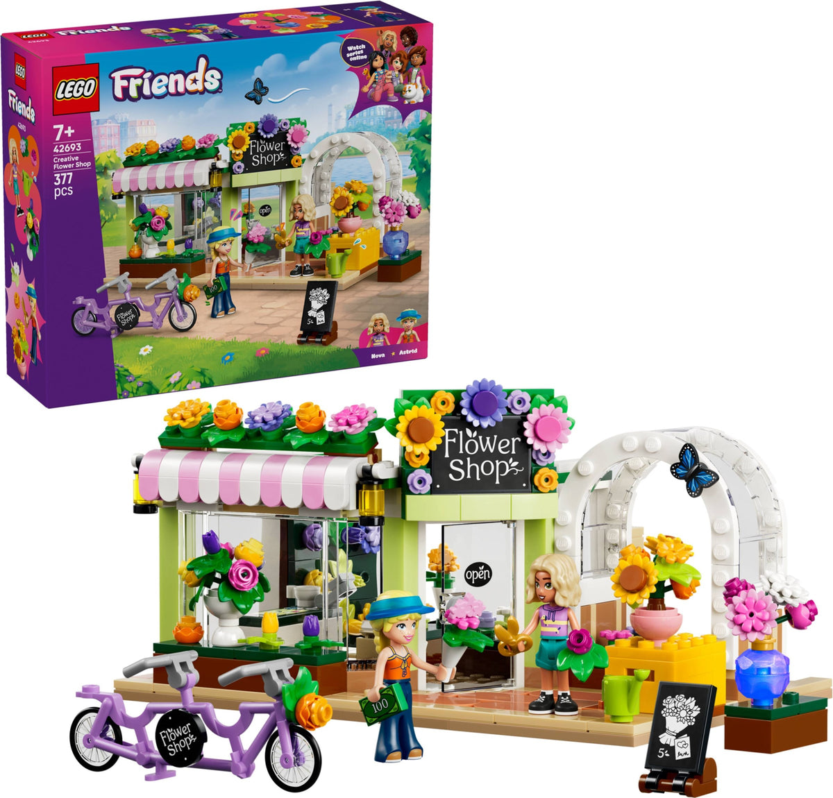 LEGO Friends 42693 negozio di fiori creativo
