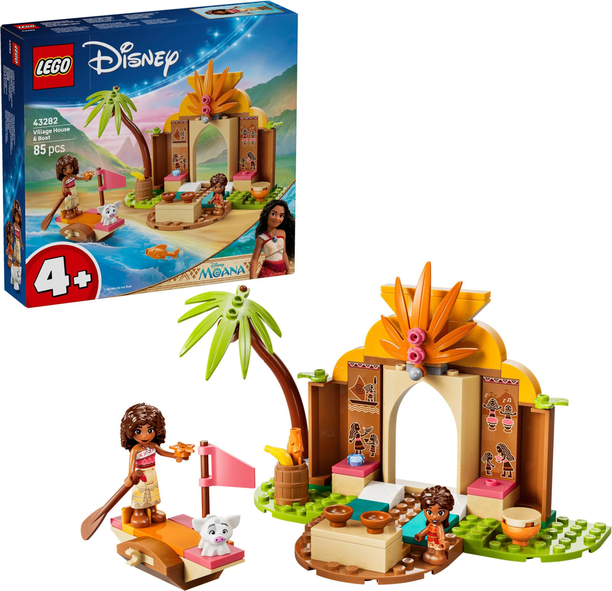LEGO Disney Classic 43282 casa del villaggio e barca