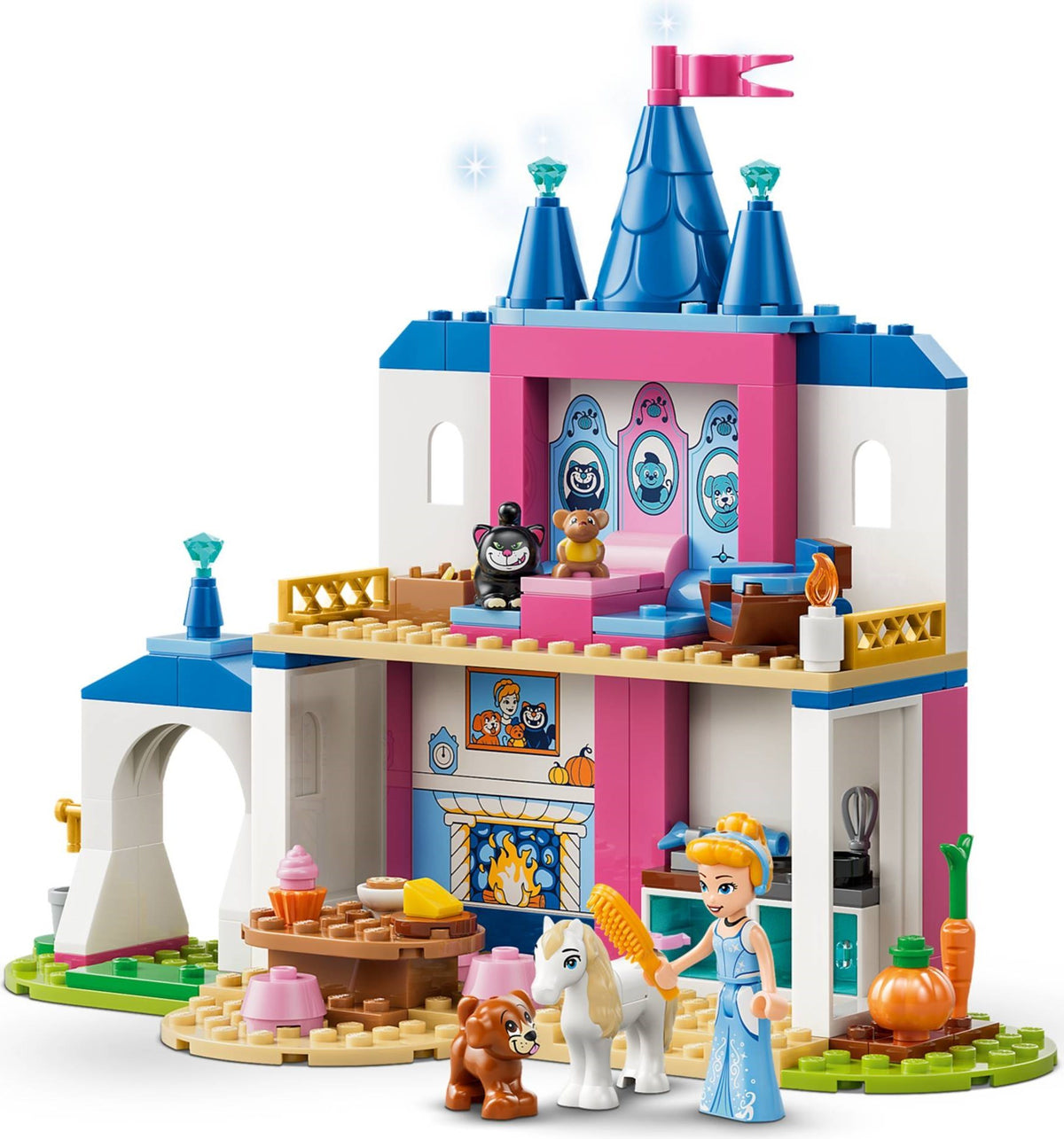 LEGO Disney Princess 43283 castello degli amici animali di cenerentola