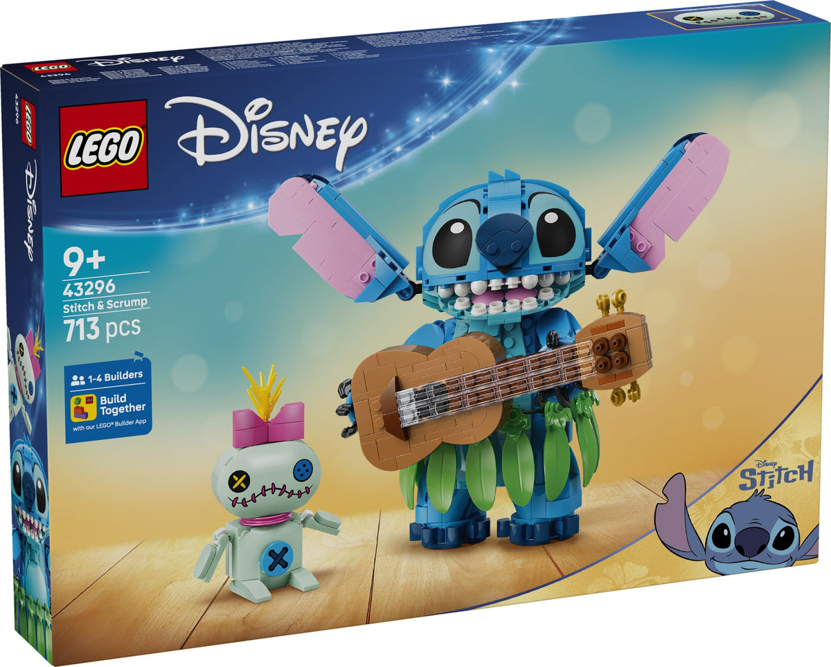 LEGO Disney Classic 43296 stitch e scrump