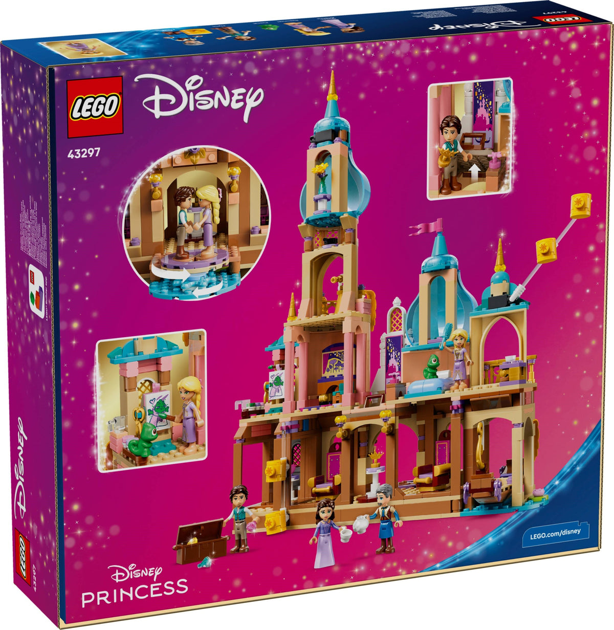 LEGO Disney Princess 43297 il castello di rapunzel