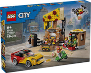 LEGO City 60496 centro di consegna pizze con veicoli