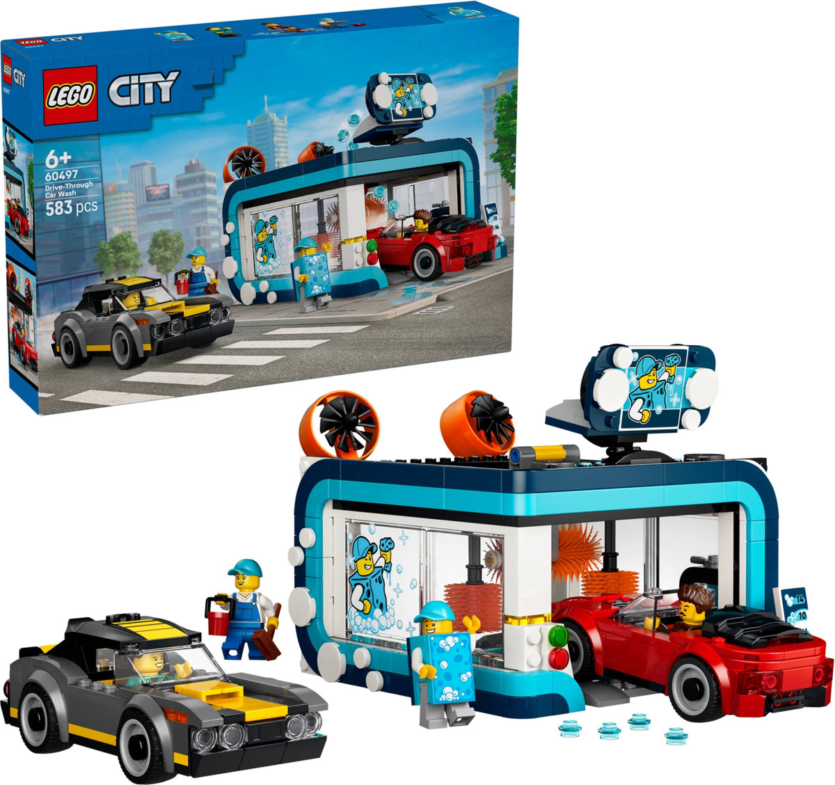 LEGO City 60497 autolavaggio drive-in