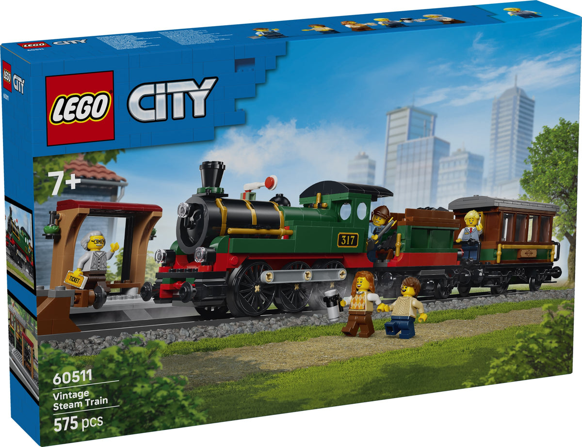 LEGO City 60511 treno a vapore vintage