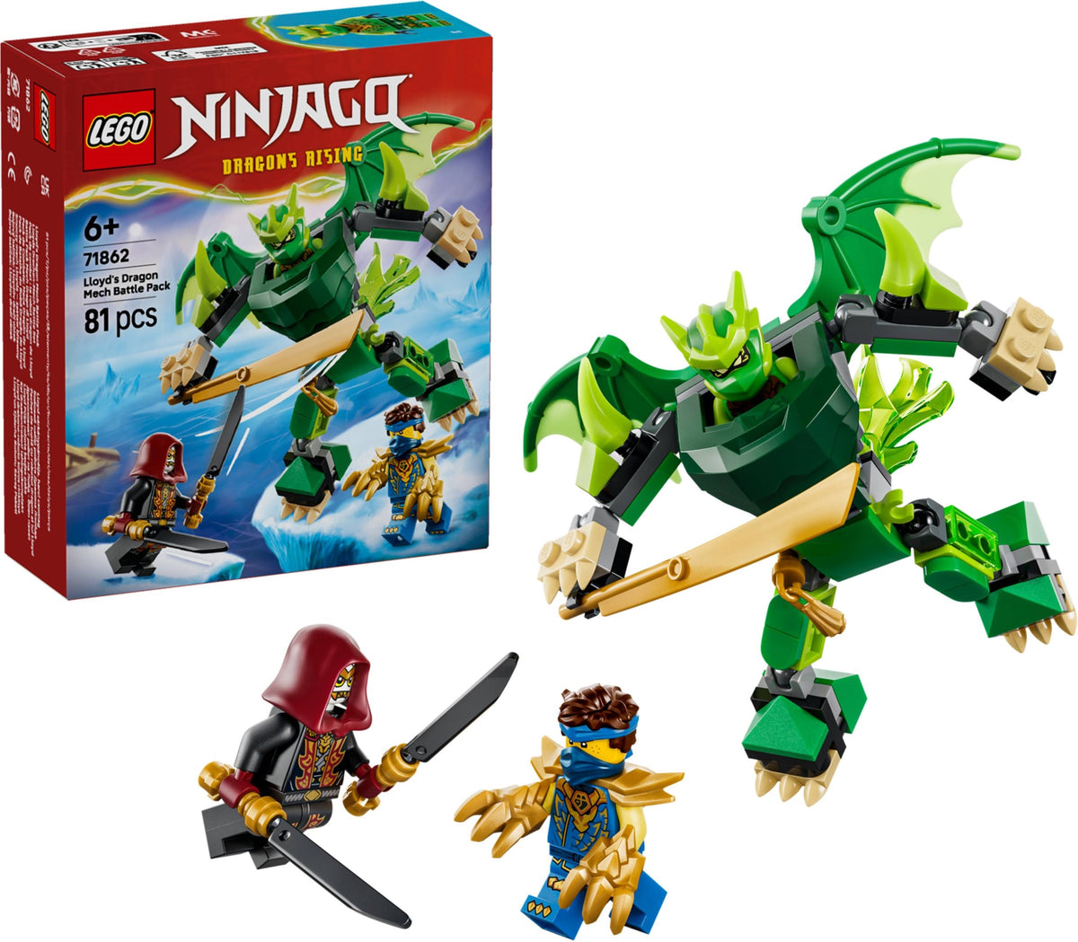 LEGO Ninjago 71862 battle pack mech drago di lloyd