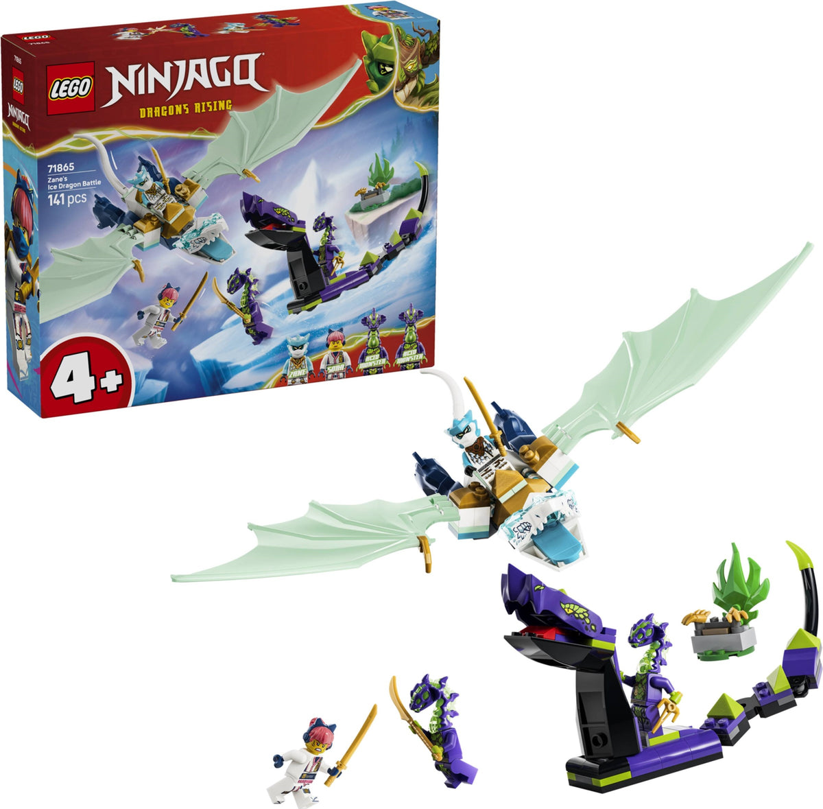 LEGO Ninjago 71865 battaglia del drago di ghiaccio di zane