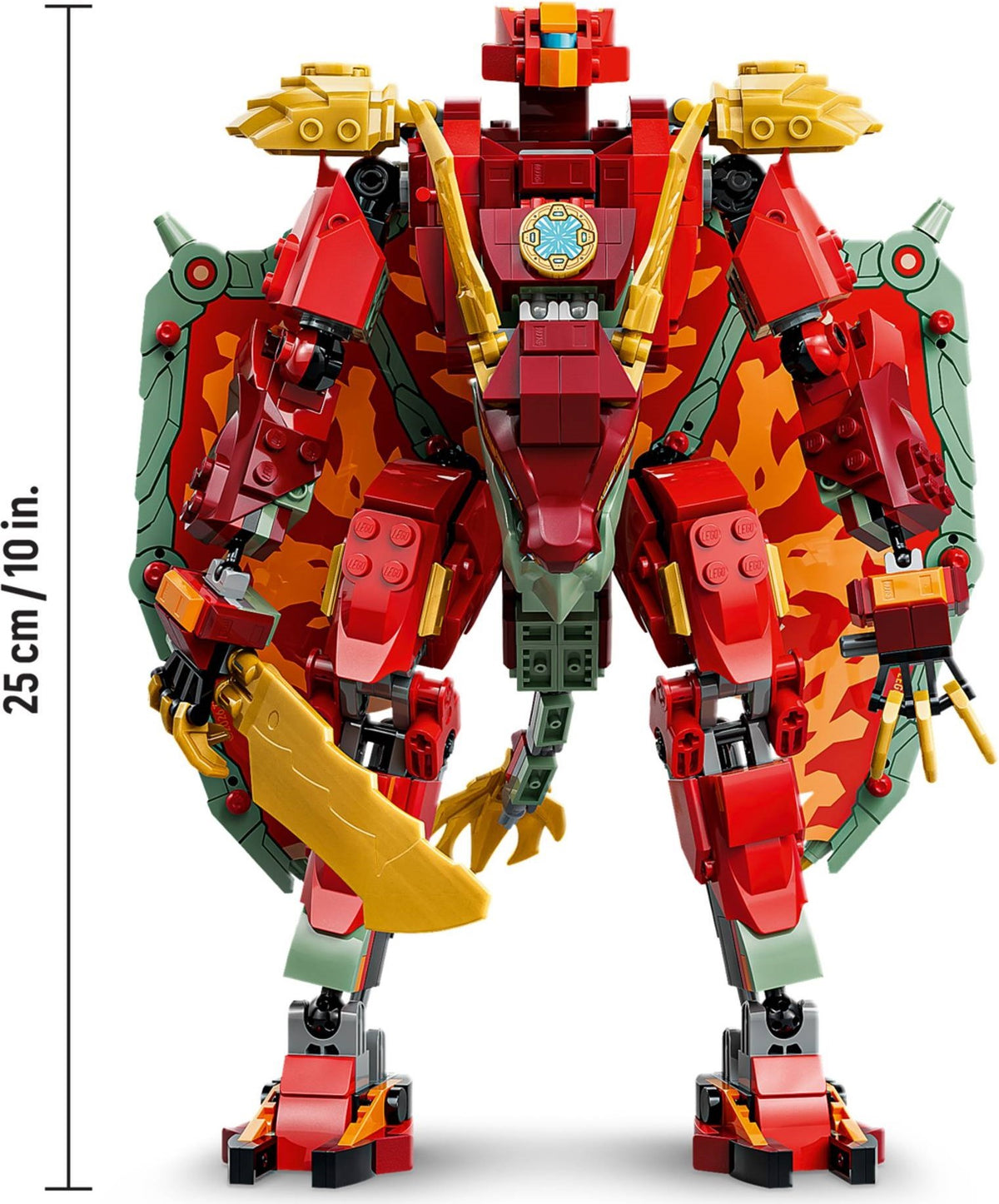 LEGO Ninjago 71868 mech drago mutaforma di wyldfyre