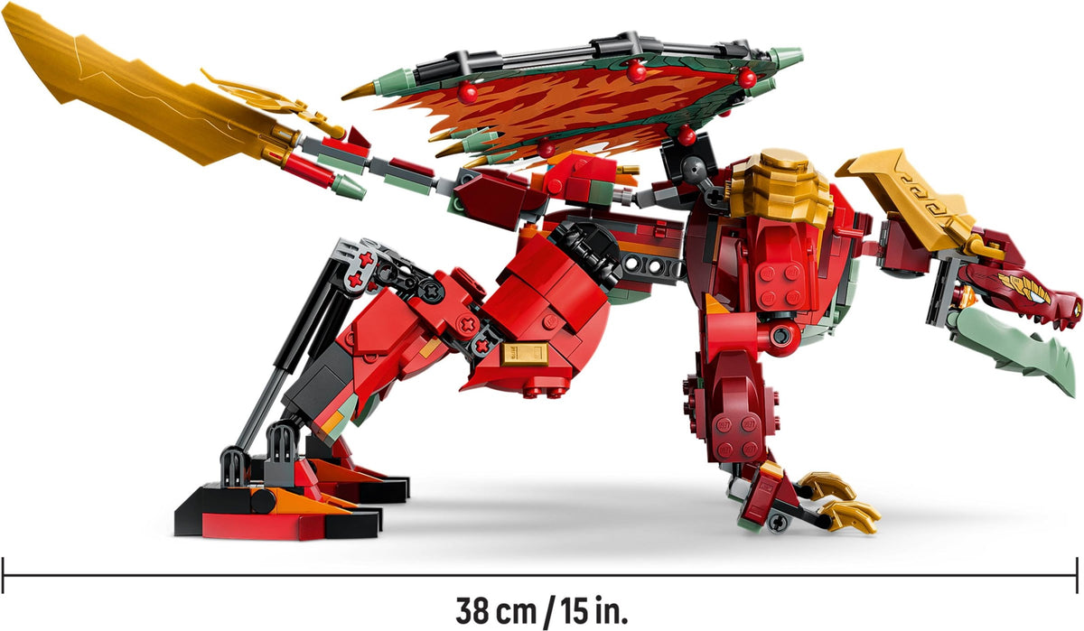 LEGO Ninjago 71868 mech drago mutaforma di wyldfyre