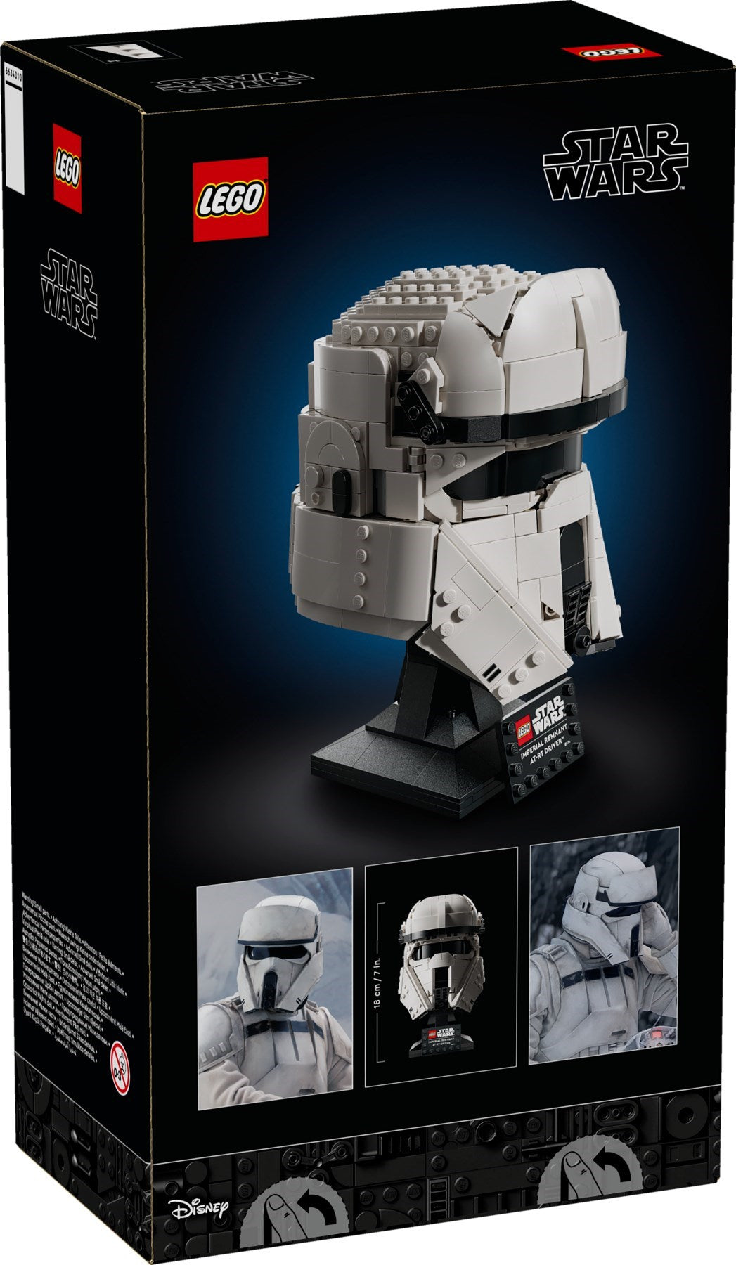 LEGO Star Wars 75458 casco pilota at-rt imperial remnant