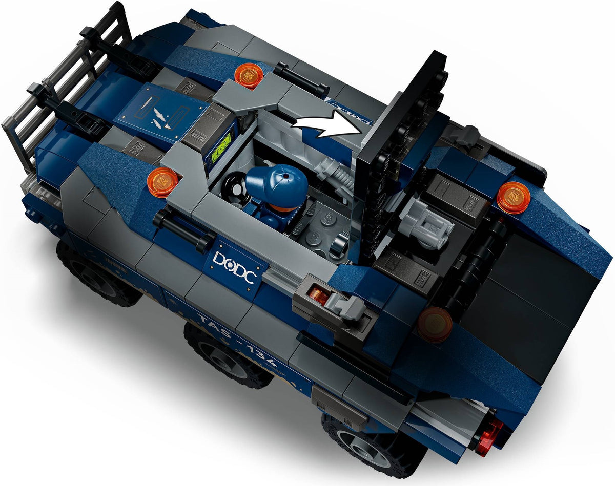LEGO Super Heroes 76349 spider-man: inseguimento del trasportatore di detenuti