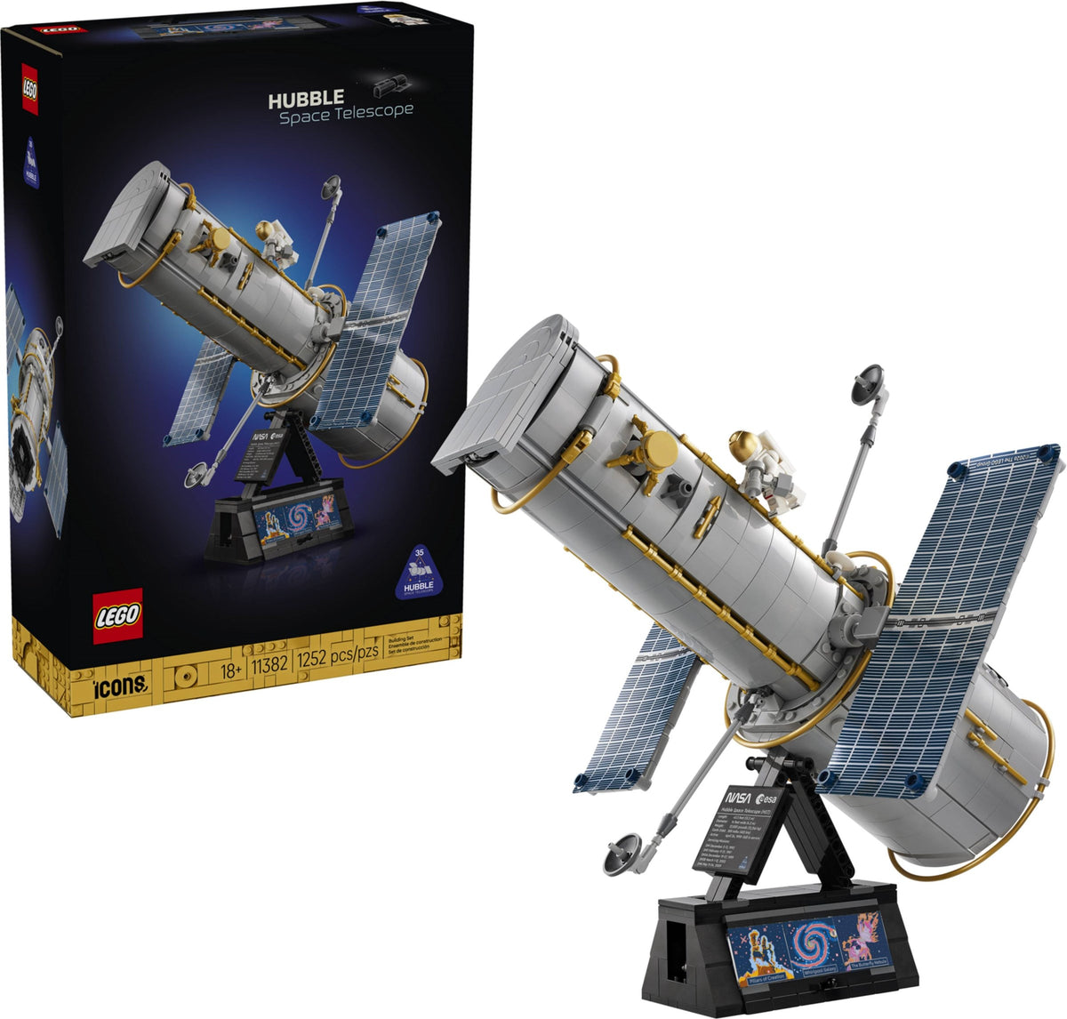 LEGO Icons 11382 telescopio spaziale hubble