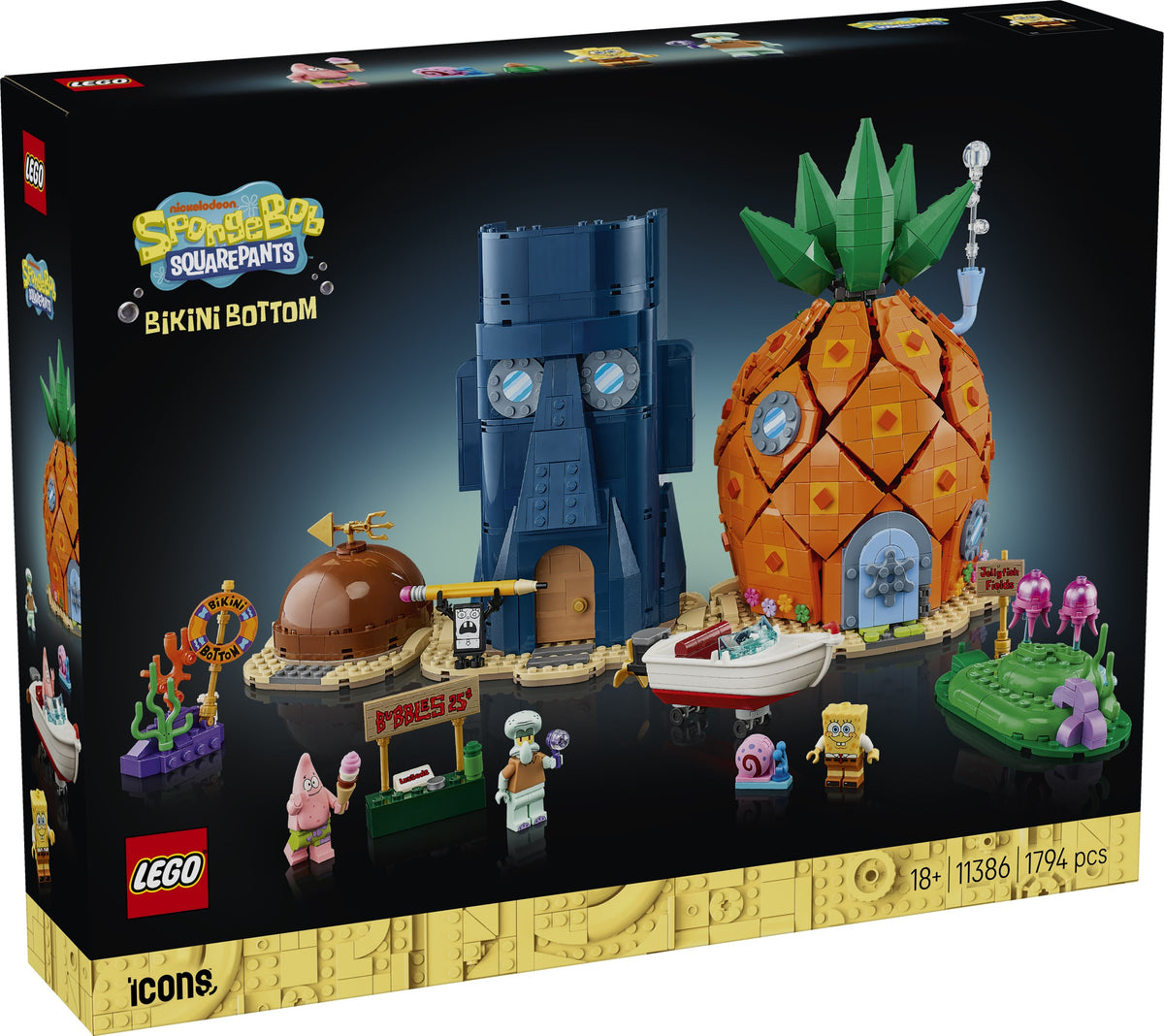 LEGO Icons 11386 spongebob: bikini bottom