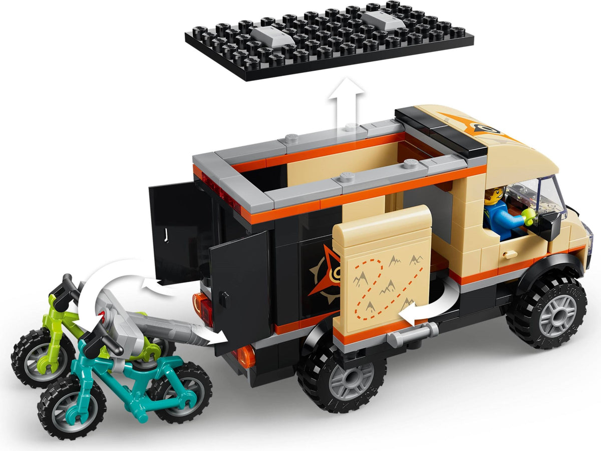 LEGO City 60512 furgone delle avventure per mountain bike