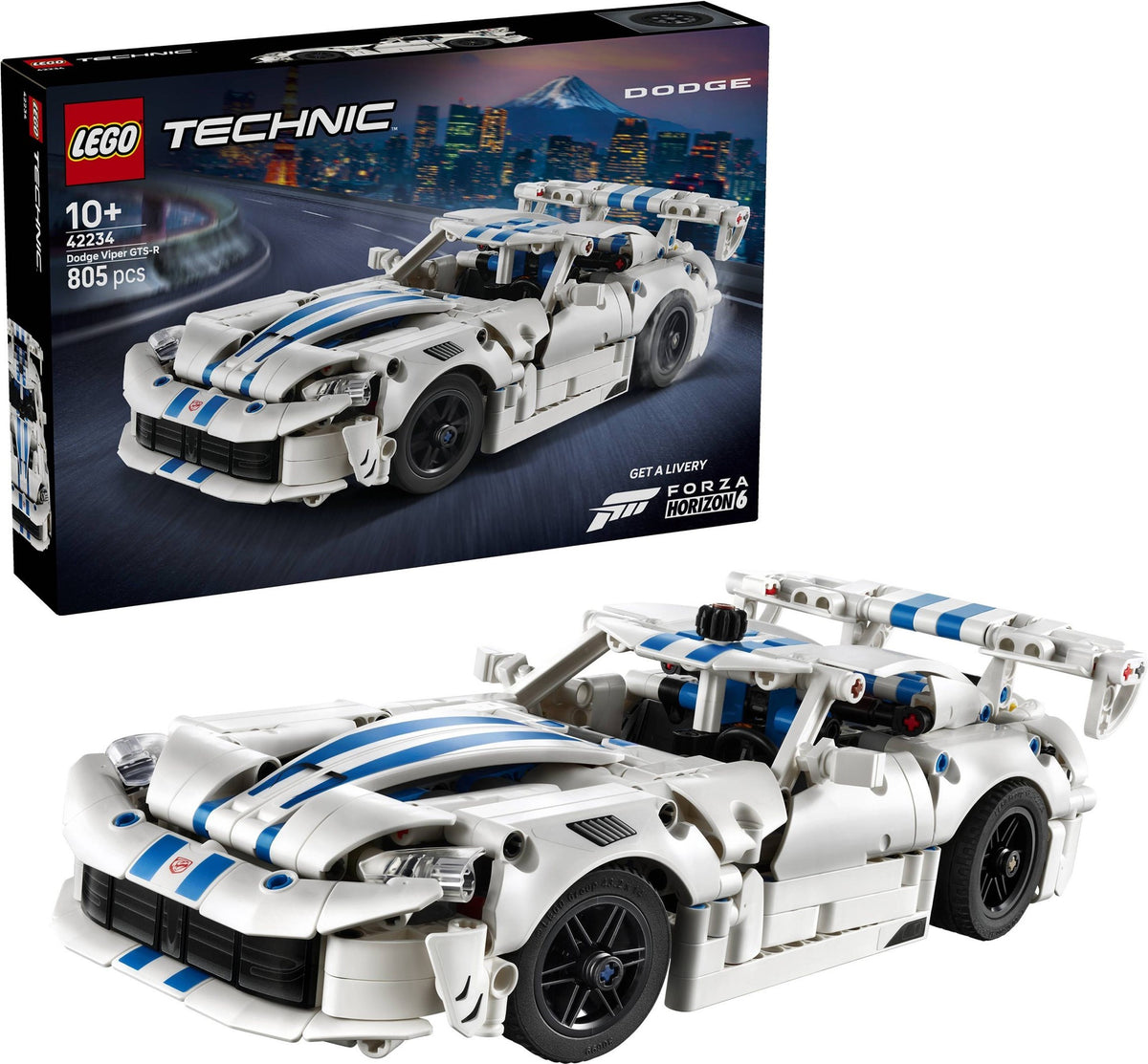 LEGO Technic 42234 auto sportiva dodge viper gts-r