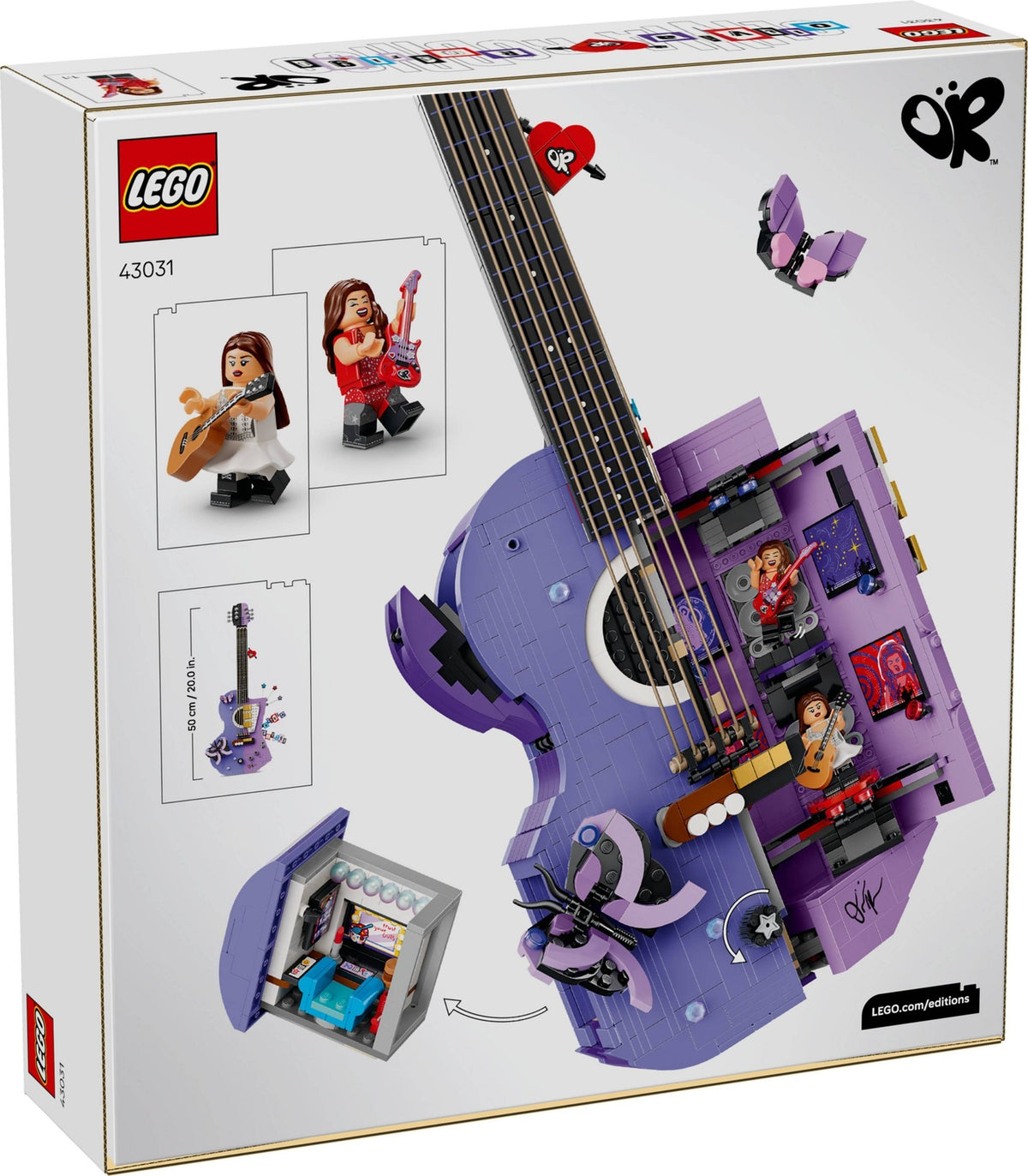 Lego Editions 43031 la chitarra bicolore di olivia rodrigo