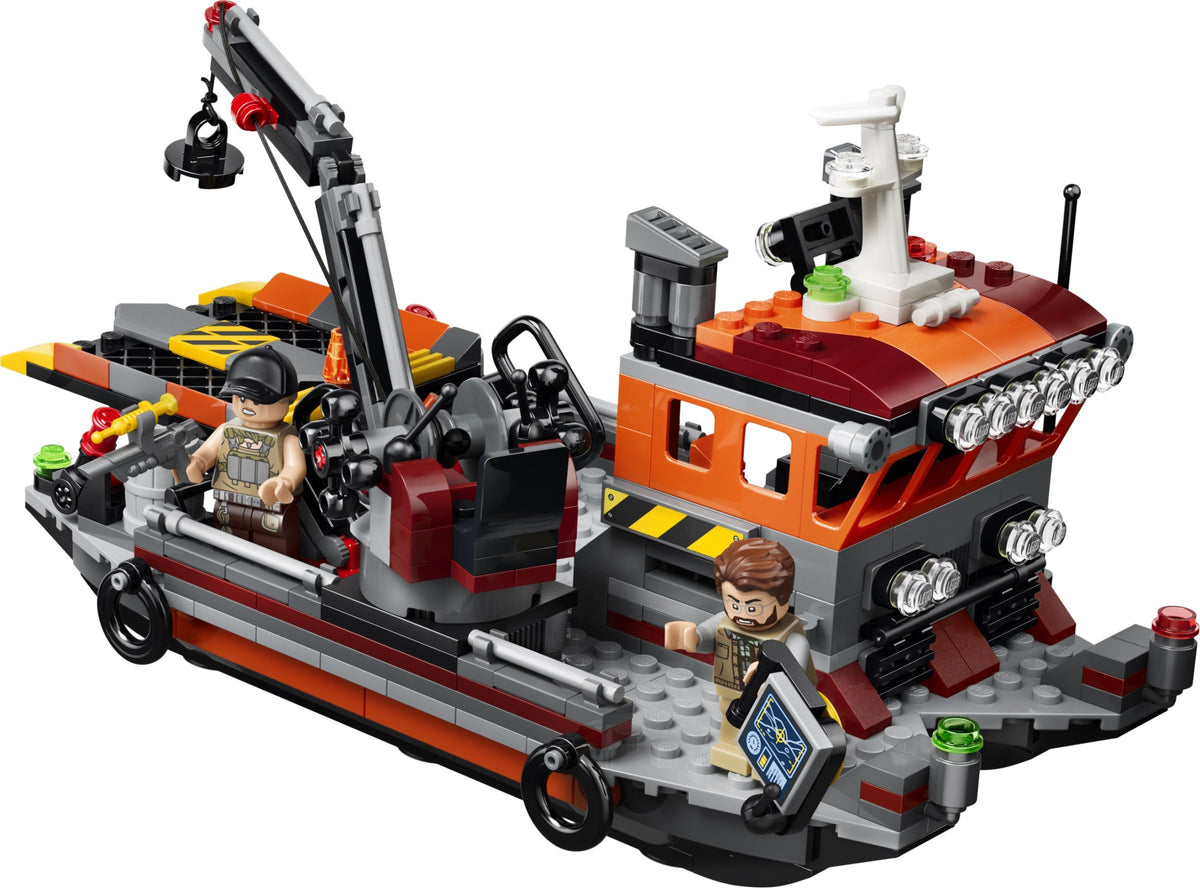 LEGO Jurassic World 77983 attacco alla barca del dinosauro mosasaurus