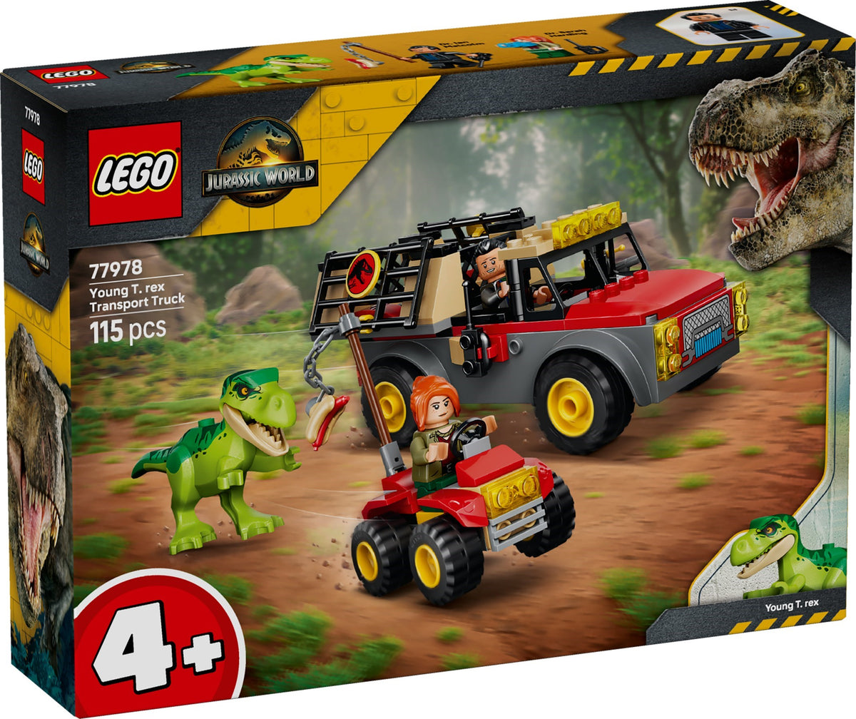 LEGO Jurassic World 77978 camion da trasporto per il giovane t. rex