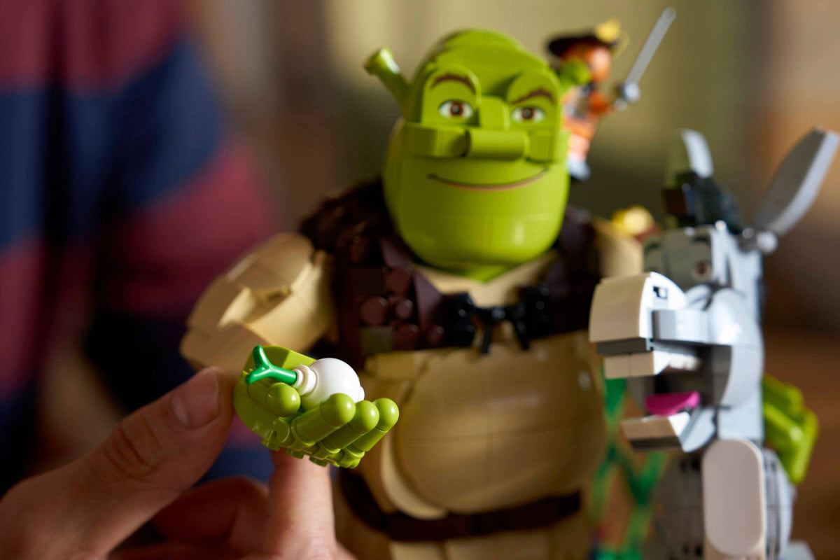 72423 shrek, ciuchino e gatto con gli stivali