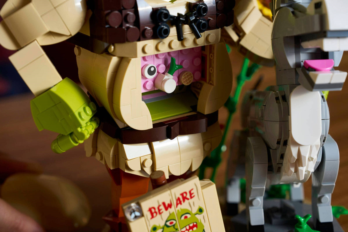 72423 shrek, ciuchino e gatto con gli stivali