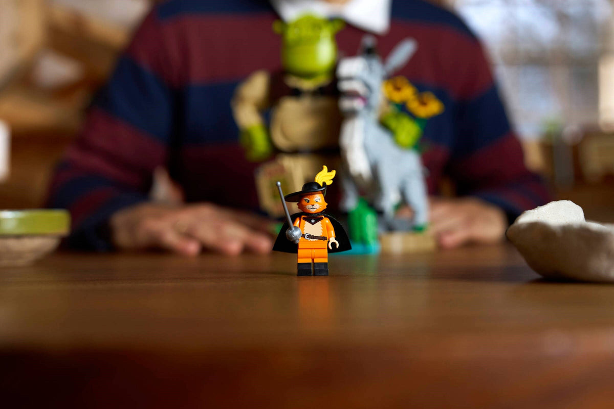 72423 shrek, ciuchino e gatto con gli stivali