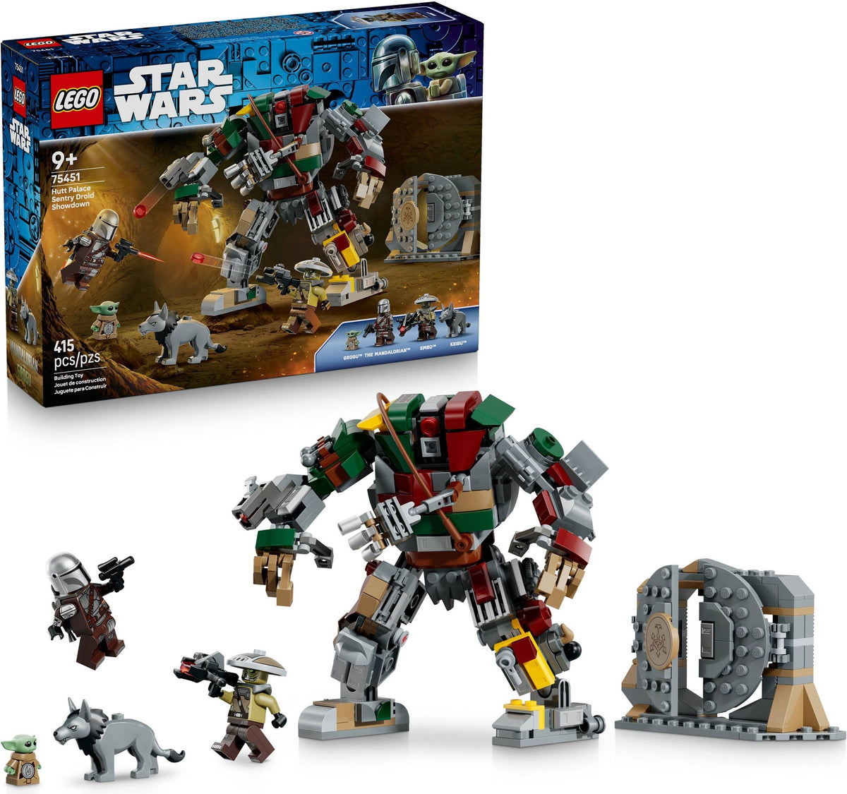 LEGO Star Wars 75451 resa dei conti con il droide sentinella al palazzo di jabba
