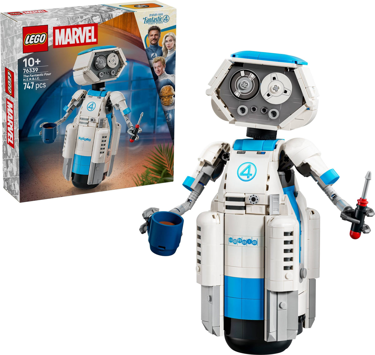 LEGO Super Heroes 76339 i fantastici quattro h.e.r.b.i.e.