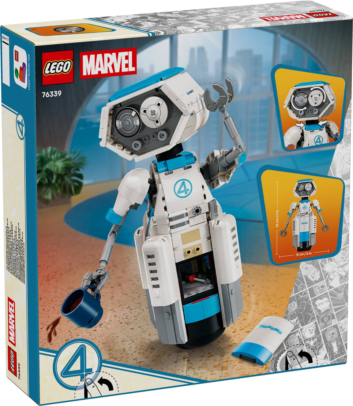 LEGO Super Heroes 76339 i fantastici quattro h.e.r.b.i.e.