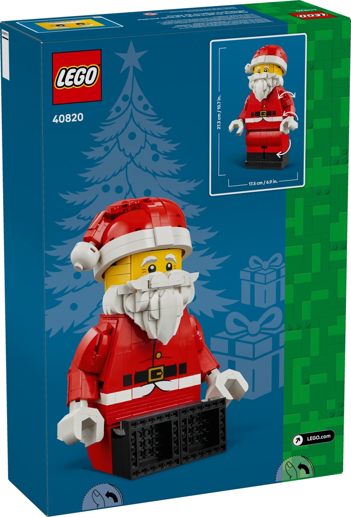 40820 grande minifigure di babbo natale