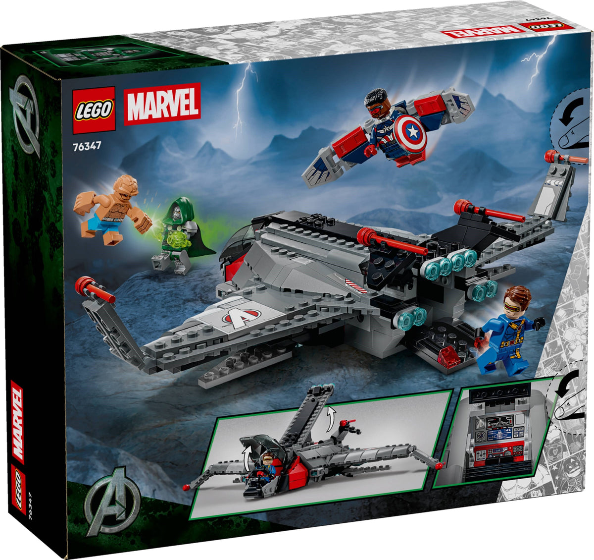LEGO Super Heroes 76347 avengers: doomsday quinjet