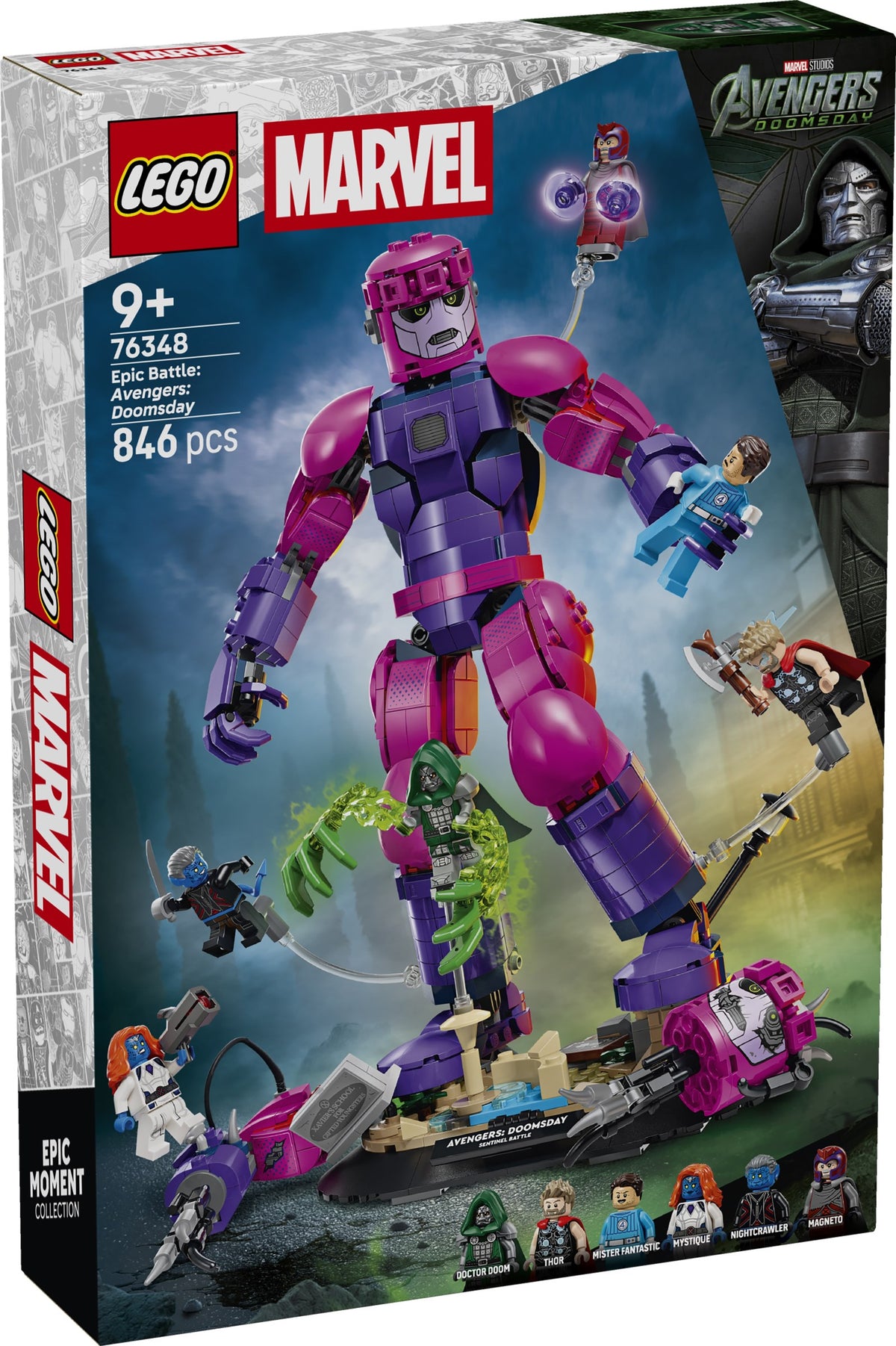 LEGO Super Heroes 76348 battaglia epica: avengers: doomsday